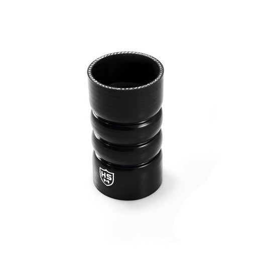 H&S Motorsports - 3" Straight Ribbed Silicone Coupler (Black 5-Ply) at Tameless Performance